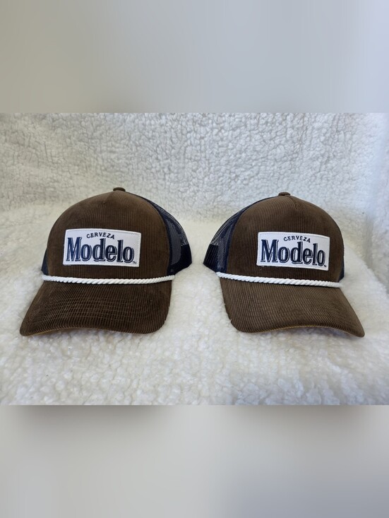 Modelo Especial headwear Other - Bundle Of 2 - Modelo Corduroy Unisex Snapback Baseball Cap, One Size